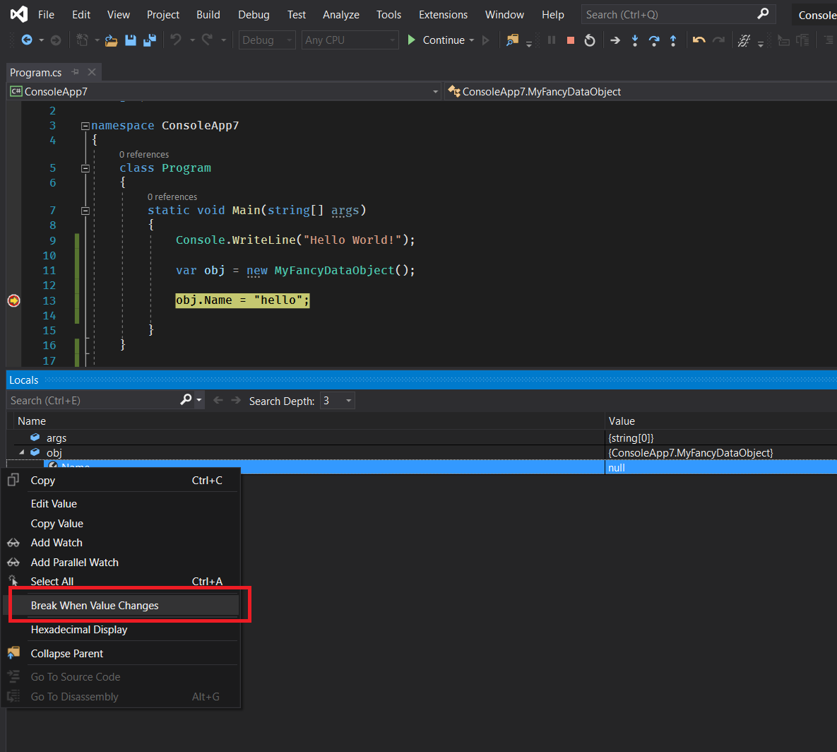 vs2019-data-breakpoint